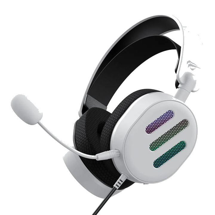 Gaming-Kopfhörer 3.5mm HAVIT H2038U, RGB, 2.1m, Weiß