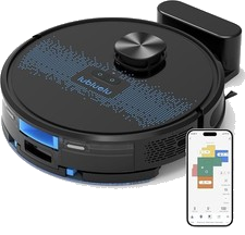 Lubluelu SL60D Saugroboter 4000Pa LiDAR WLAN App Wischfunktion Gebraucht