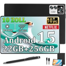 2026 Gaming Pad 22GB RAM 256GB ROM Android 15 Tablet Octa-Core 8000mAh 5MP+8MP