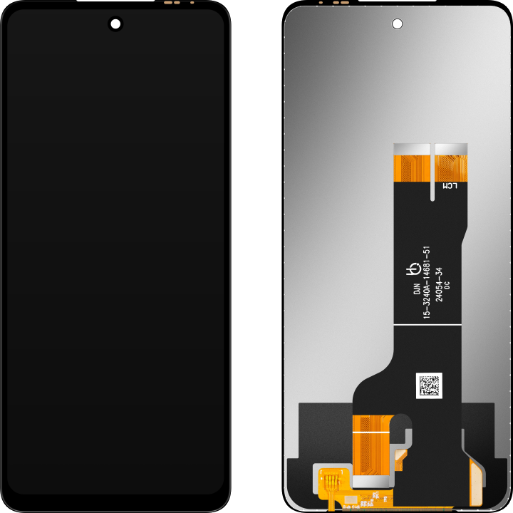 Display mit Touchscreen MP kompatibel mit ZTE Blade A75 5G