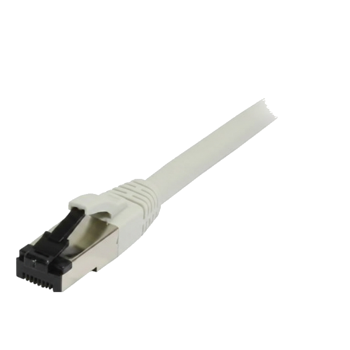 Synergy21 Patchkabel RJ45, CAT8.1 2000Mhz, 1,0m, weiss, S-STP(S/FTP), TPE/LSZH(SuperFlex), AWG26,