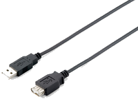 Equip 128852 USB Kabel USB 2.0 5 m USB A Schwarz