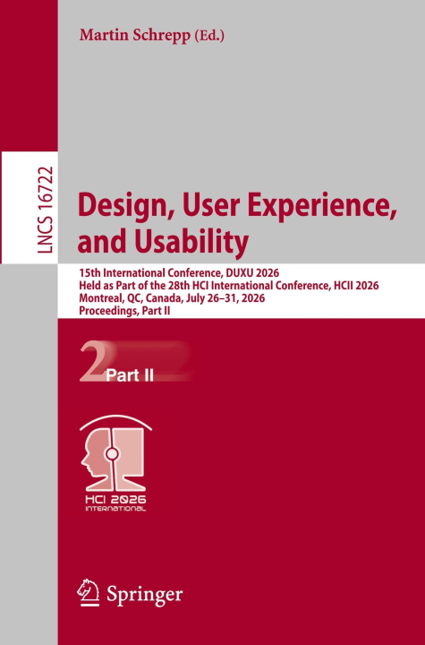 Design, User Experience, and Usability