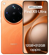 OPPO Find X9 Ultra 5G 12+512GB Unlocked Smartphone 8K 200MP 7050mAh 144Hz