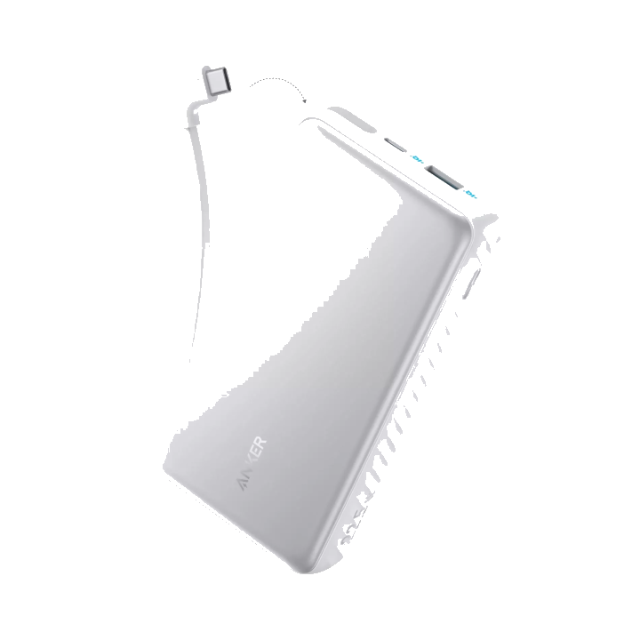 Externer Akku Anker Zolo, 20000mAh, 22.5W, QC + PD, 1 x USB-A - 2 x USB-C, Weiß A110EH21
