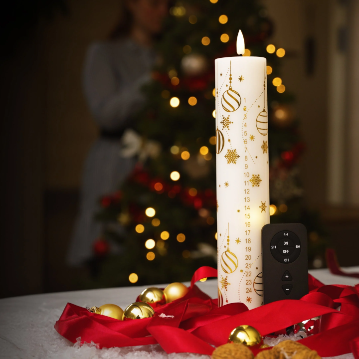 LED-Kalenderleuchte – Gold