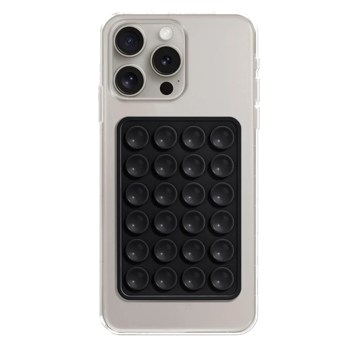 Saugnapfhalterung Techsuit SB-PAD, Schwarz