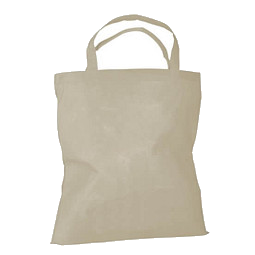Joytex® Vliestasche Textile mit kurzen Henkeln, beige