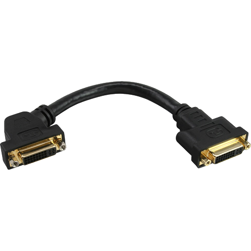 InLine® DVI-I Adapterkabel, 24+5 Buchse Buchse, zum Einbau, vergoldete Kontakte