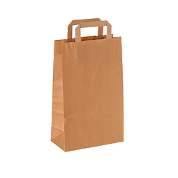 Papier-Tragetasche, 22 x 36 x 11 cm, medium, natur