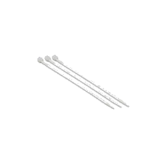Synergy21 ALLNET 19zbh. Kabelbinder, L200xB3,6mm, 100er Pack, Transparent,