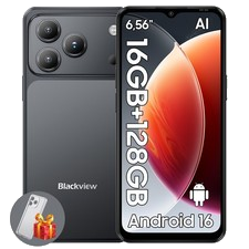 Blackview WAVE 7C AI Smartphone 16GB+128GB 6,56" Android 16 Dual SIM Handy 32MP