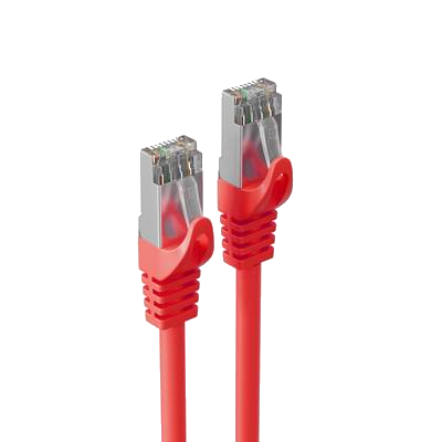 Shiverpeaks RJ45 Patchkabel S/FTP, Cat7 LSZH 0,25m rot