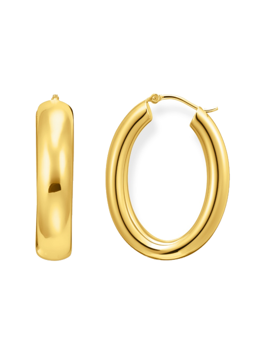 Thomas Sabo CR739-413-39 Bold - Vergoldete Chunky Creolen 34,2 mm Damen