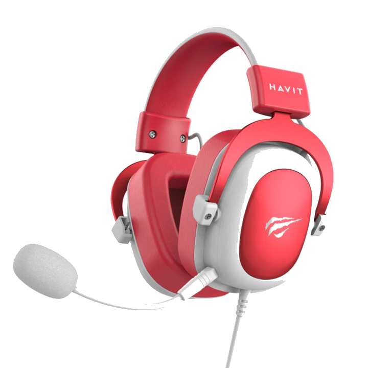 Gaming Kopfhörer 3.5mm HAVIT H2002D, 2m, Rot