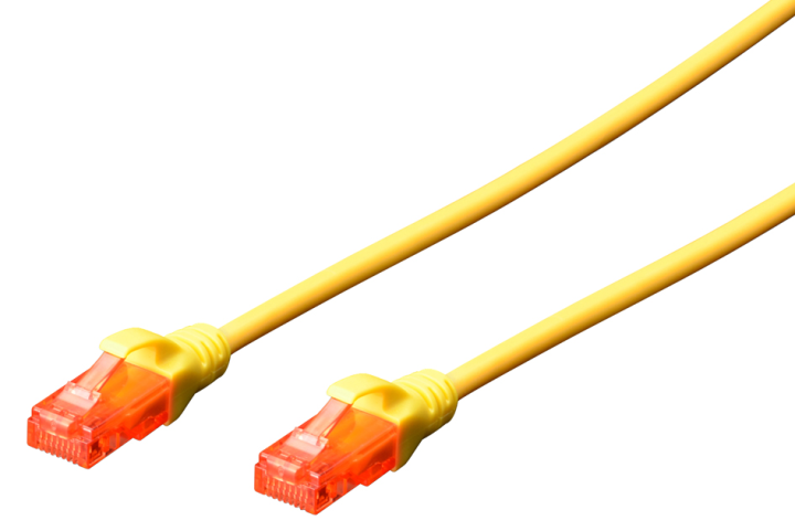 Digitus Patch-Kabel RJ-45 (M) zu RJ-45 (M) 2m Kupfer U/UTP Cat 6 gelb (DK-1617-020/Y)